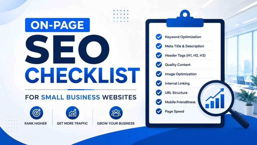 On-Page SEO Checklist for Small Business Websites (2026)
