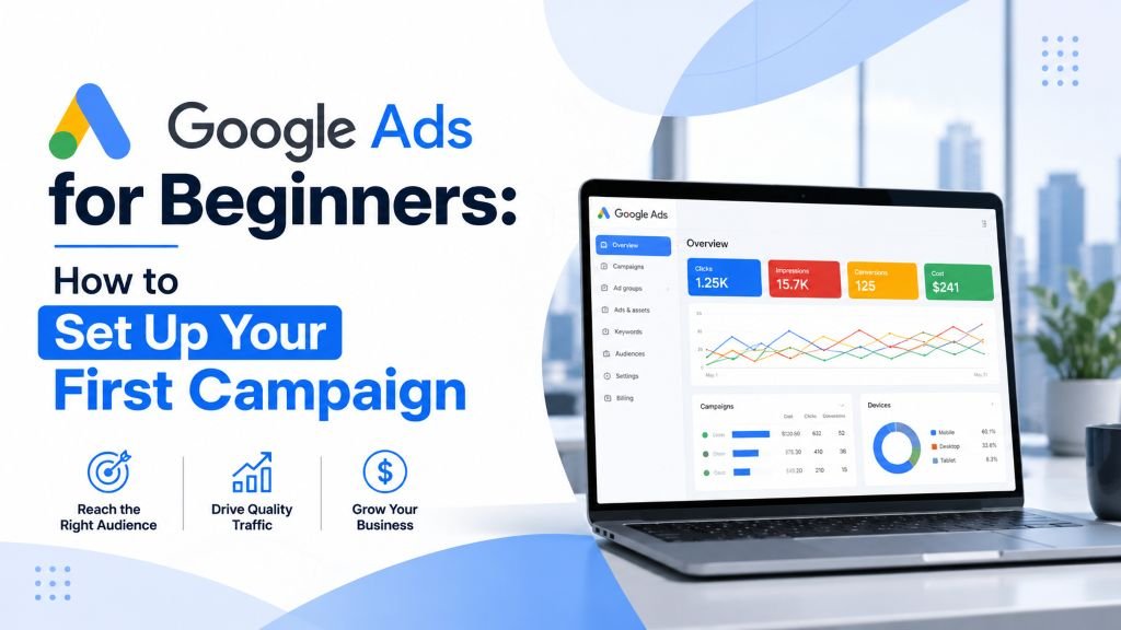 Google Ads for Beginners: How to Set Up Your First Campaign
