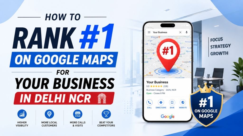 How to Rank #1 on Google Maps for Your Business in Delhi NCR