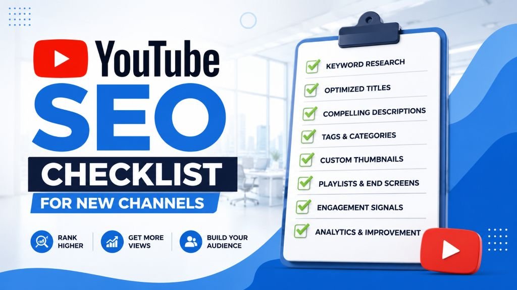 YouTube SEO Checklist for New Channels in 2026