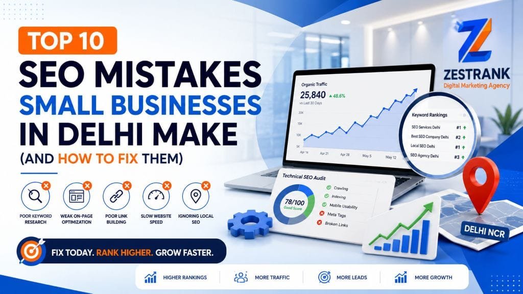 Top 10 SEO Mistakes Small Businesses in Delhi Make (and How to Fix Them)
