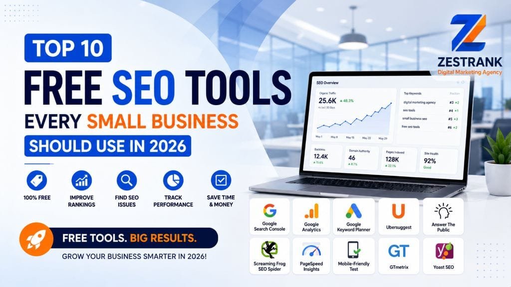 Top 10 Free SEO Tools Every Small Business Should Use in 2026 Top 10 Free SEO Tools Every Small Business Should Use in 2026
