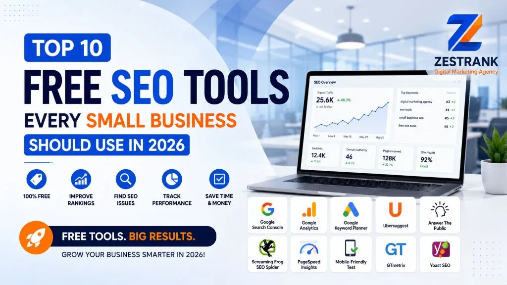 Top 10 Free SEO Tools Every Small Business Should Use in 2026 Top 10 Free SEO Tools Every Small Business Should Use in 2026